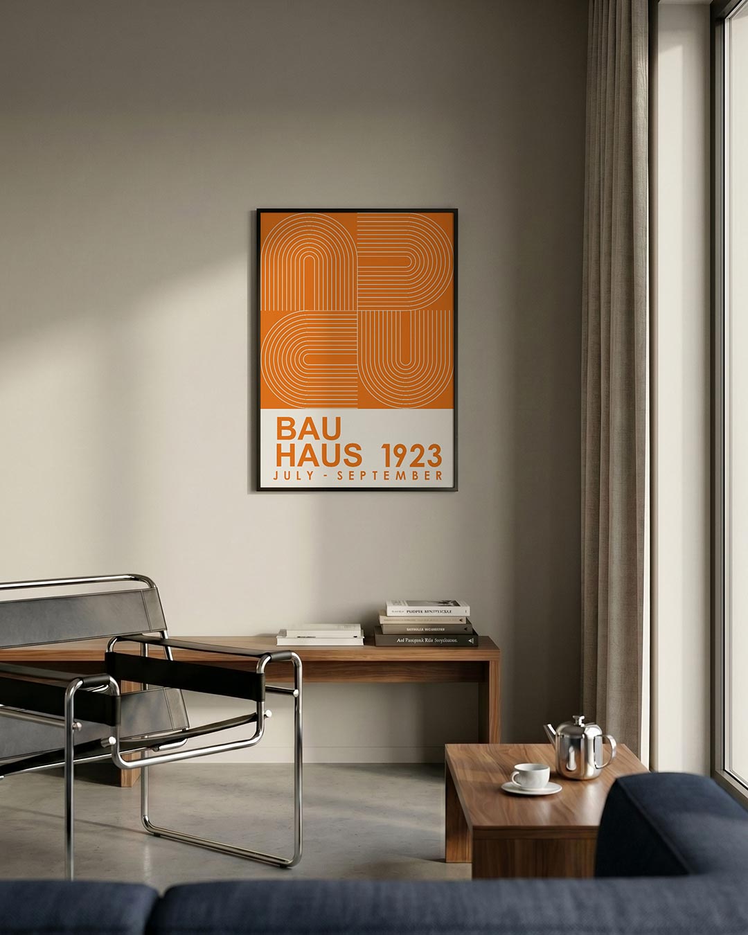Lijnen en vlakkenspel Poster