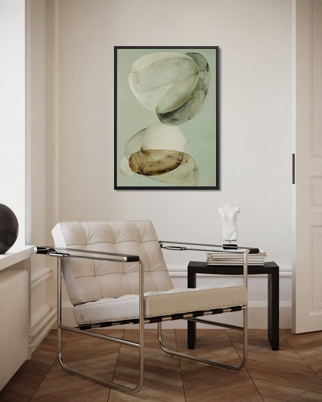 Organische vormen compositie Kunstwerk