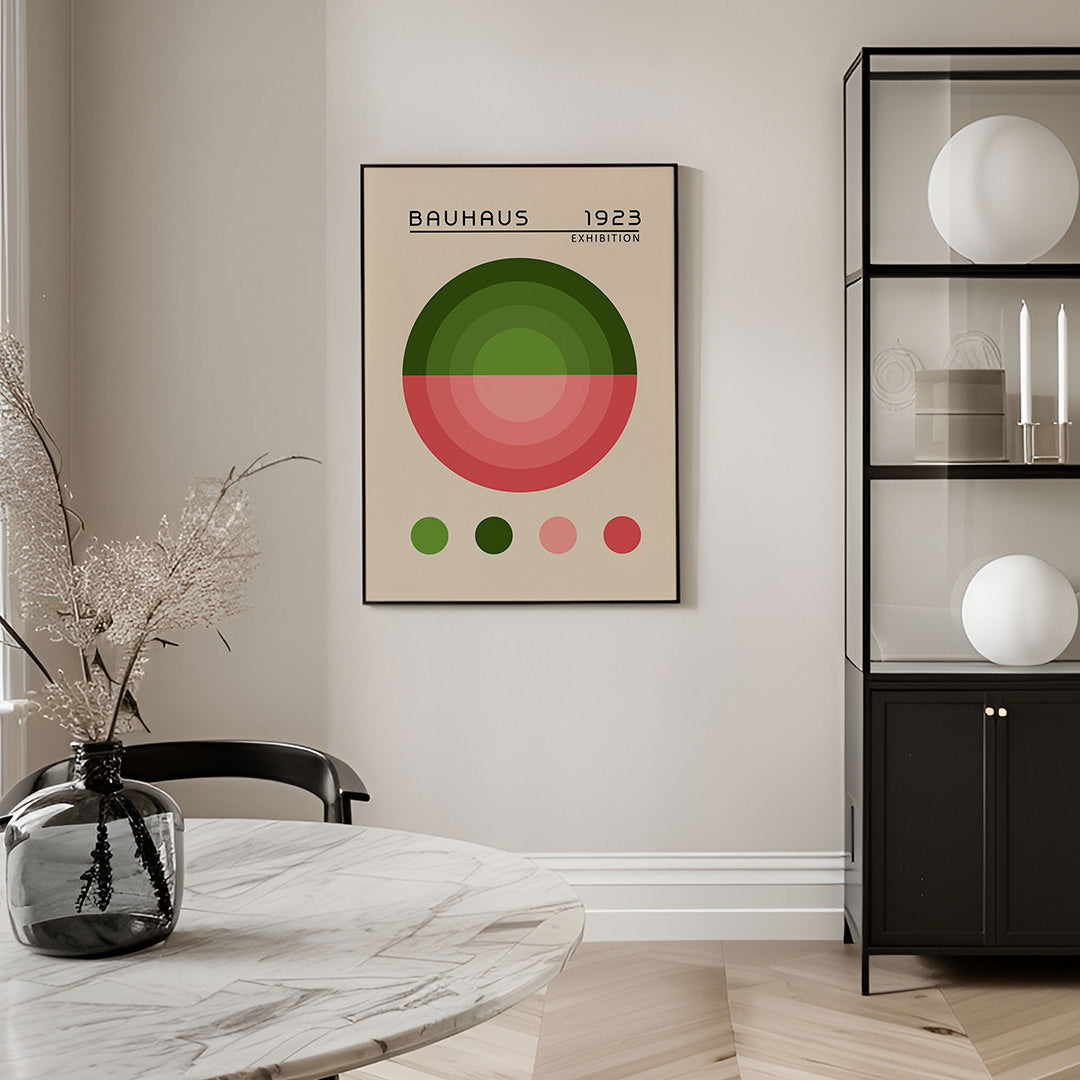 Cirkelvormen en kleuren Poster