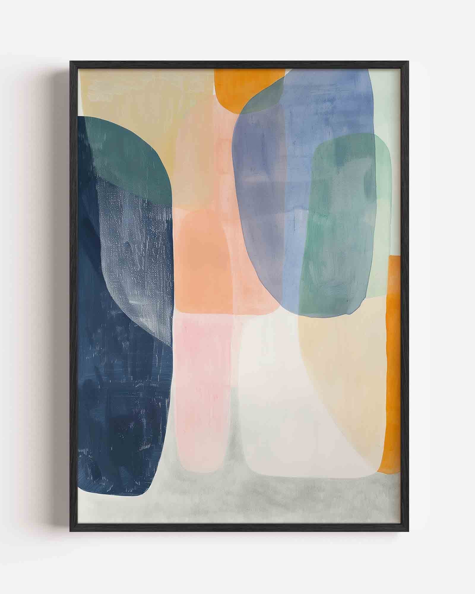 Abstracte vormen Poster