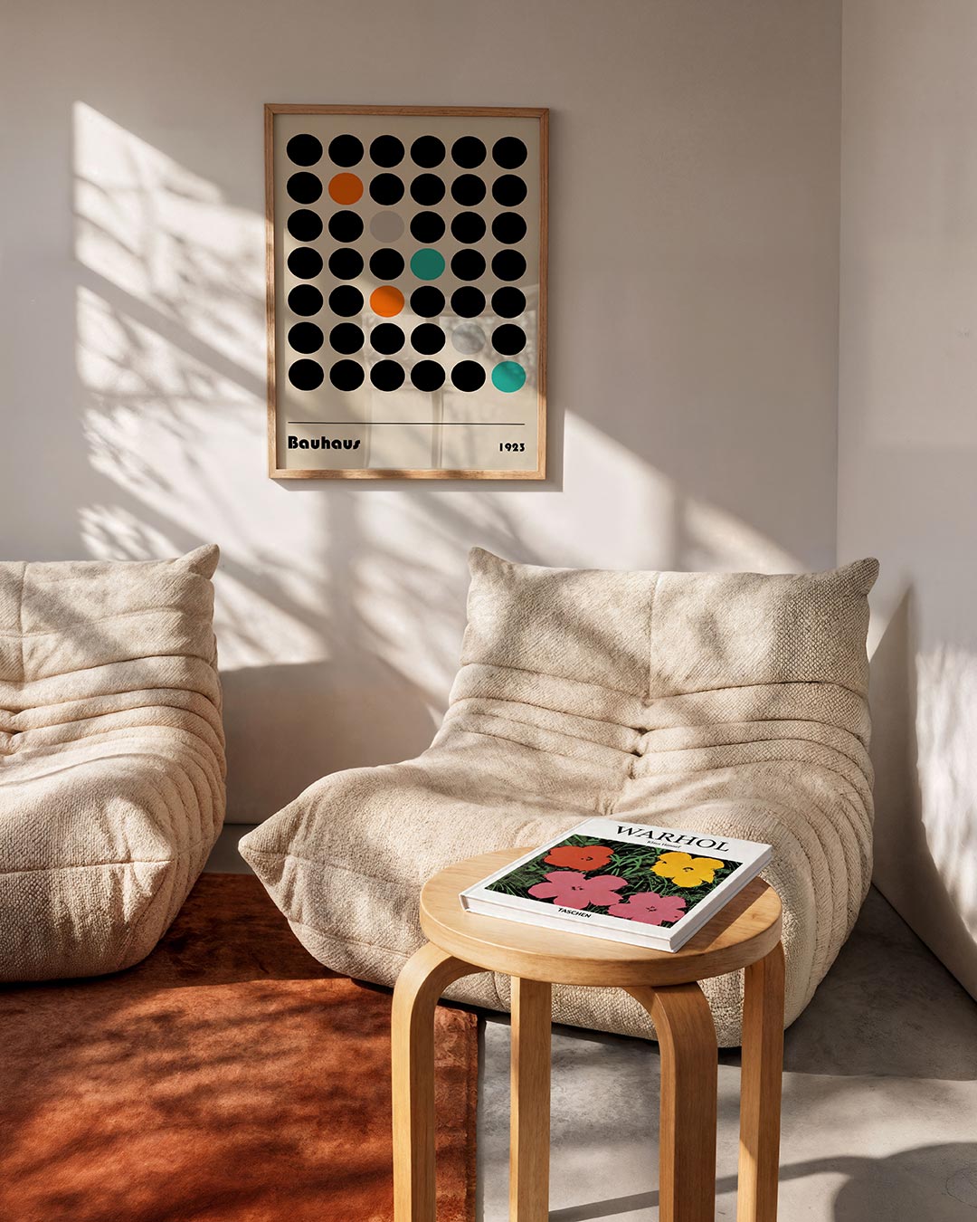 Cirkelpatroon en kleur Poster