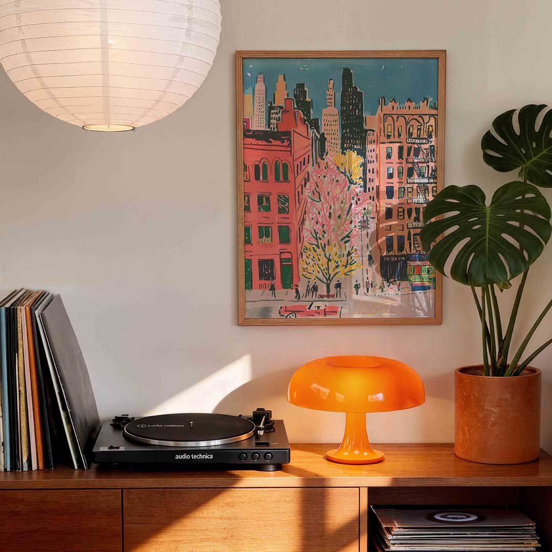 Stedelijke skyline Poster