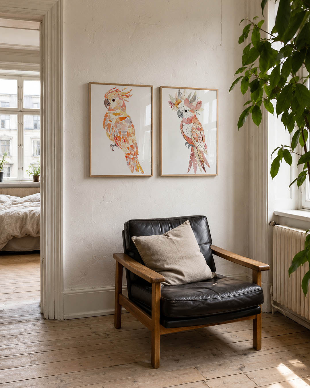 Vogelmozaïek Posterset