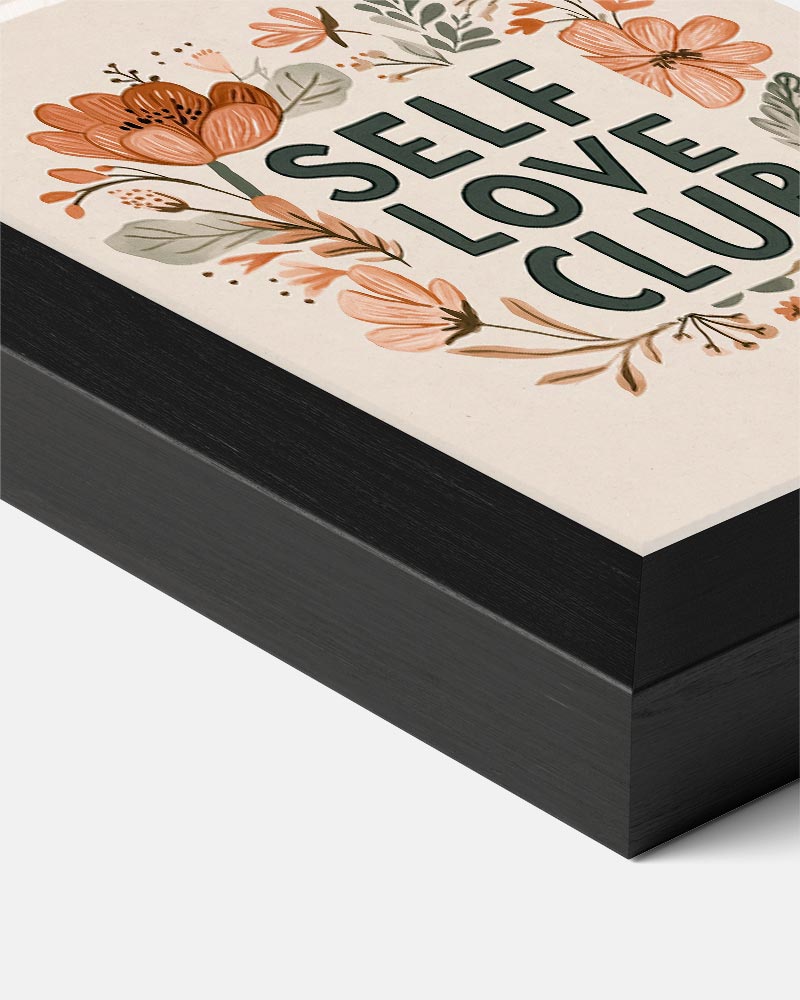 Self Love Club Bloemenposter-WallArtistic