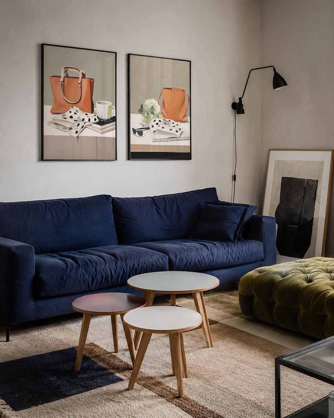 Stilleven met tas Posterset