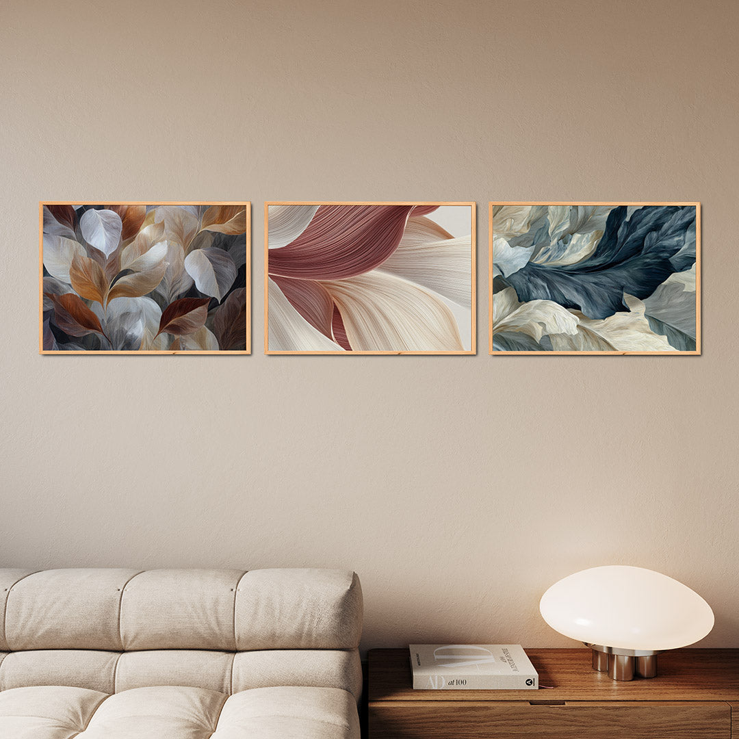Bladpatroon harmonie Posterset