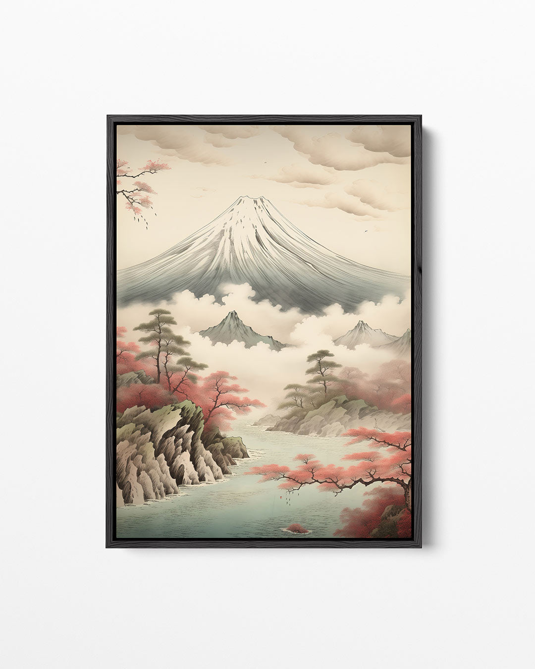 Serene berglandschap Kunstwerk