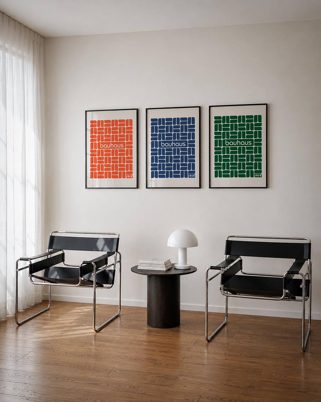 Vormritme en kleur Posterset