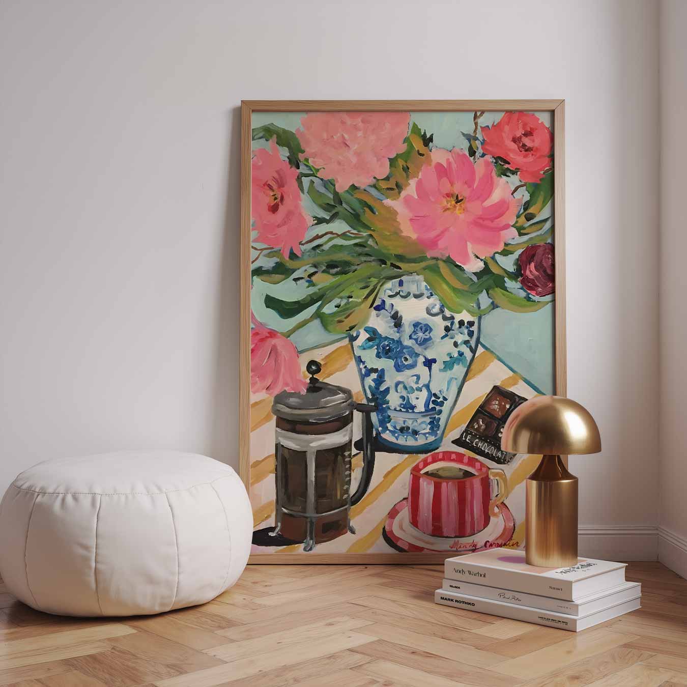 Fleurige Ochtendmomenten Poster-WallArtistic