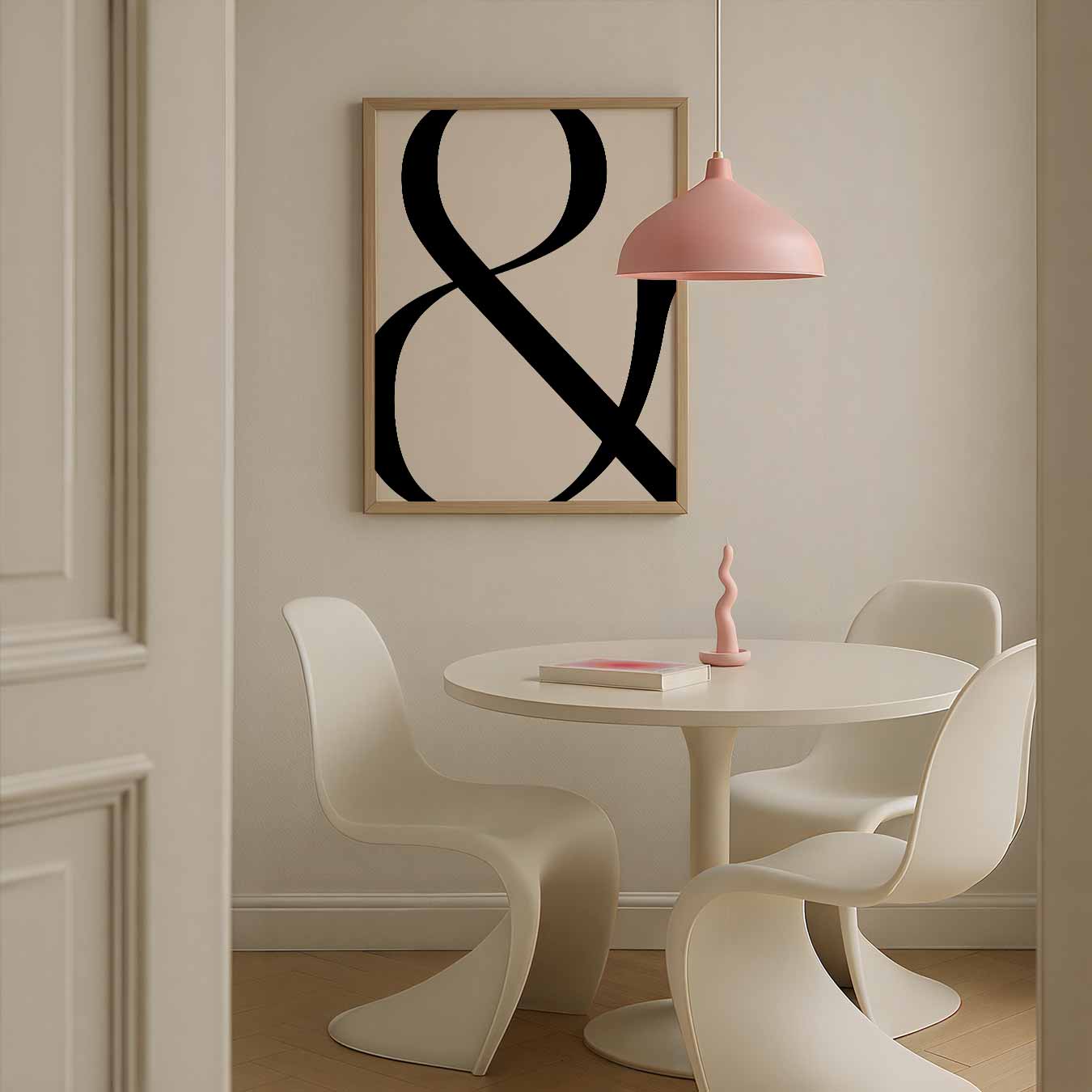 Stijlvolle Ampersand Poster-WallArtistic