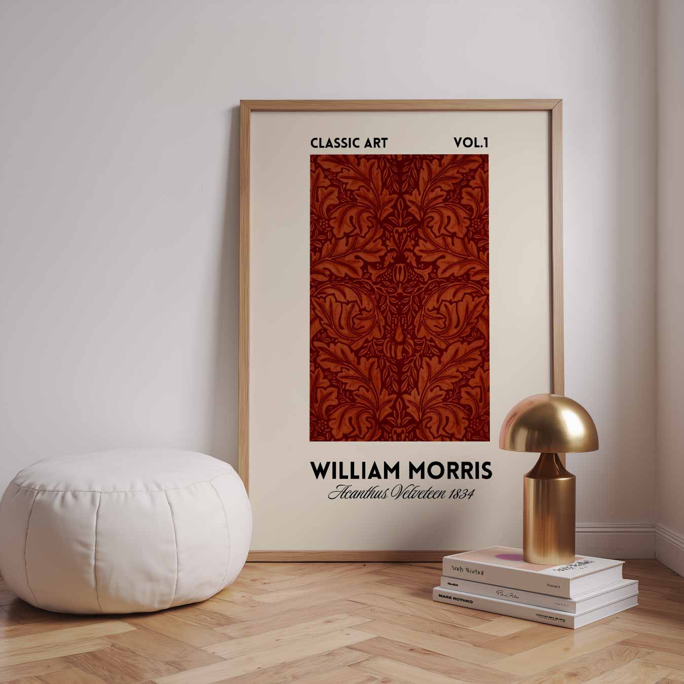 William Morris Acanthus Redesign 1884 Poster-WallArtistic