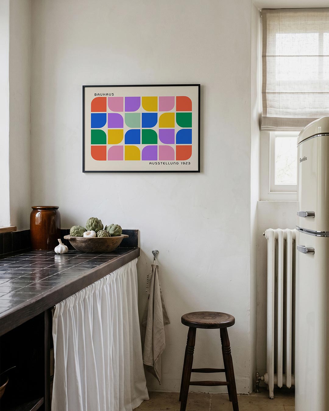 Vormritme en kleur Poster