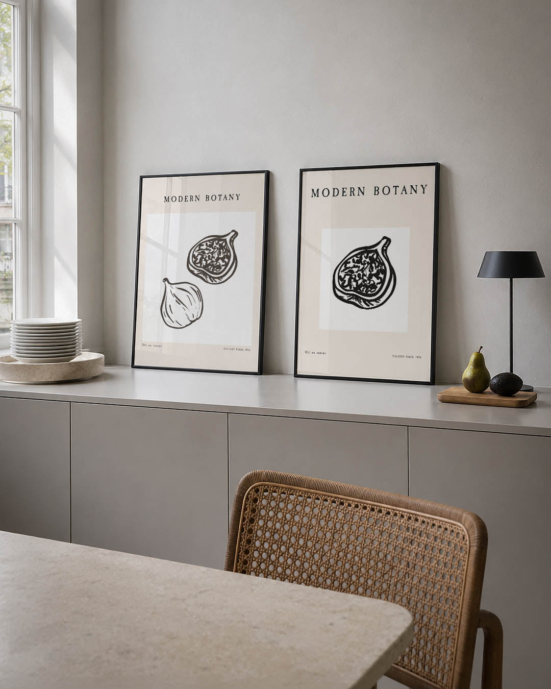 Botanische lijnen Posterset