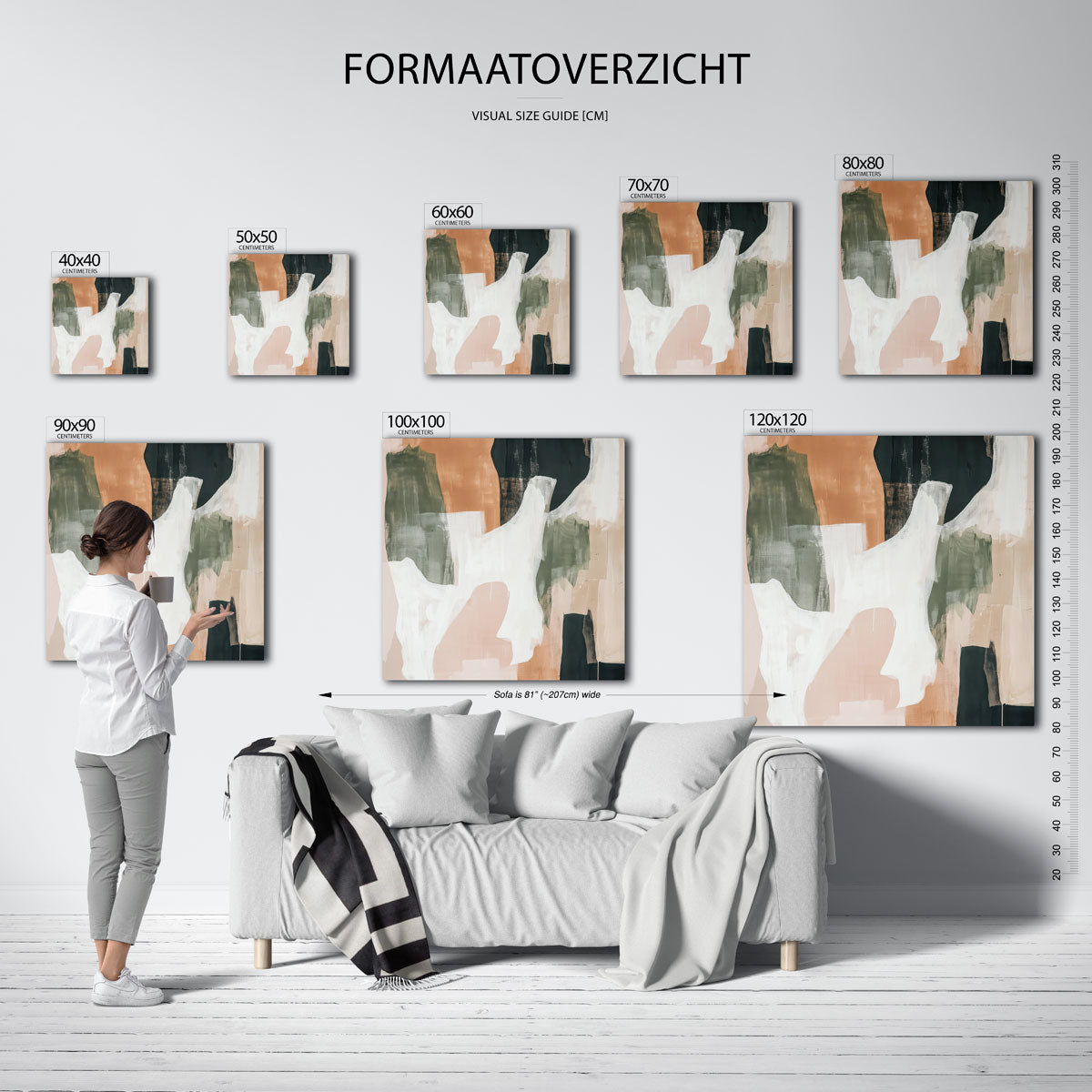 Abstracte vormen Poster