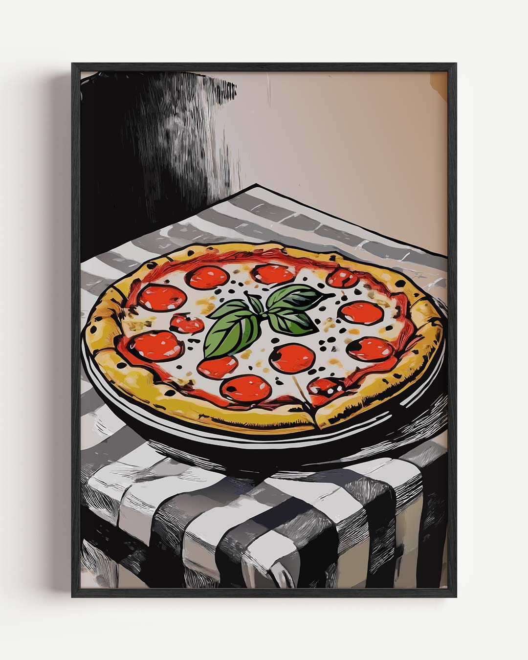 Pizza Art Poster-WallArtistic