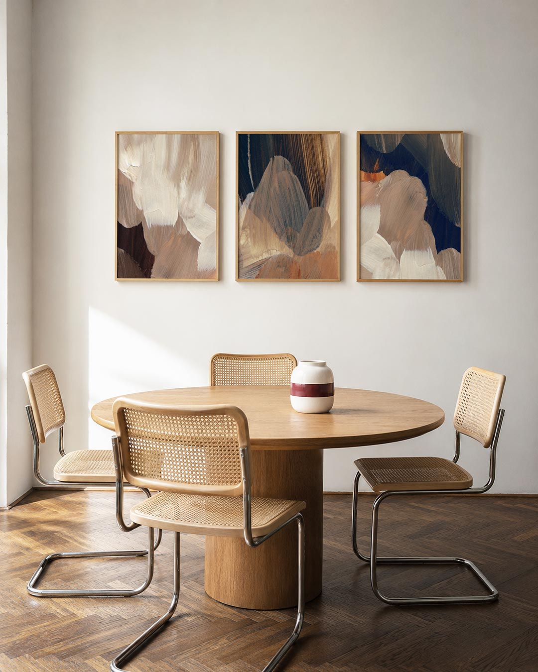 Zachte kleurvlakken Posterset