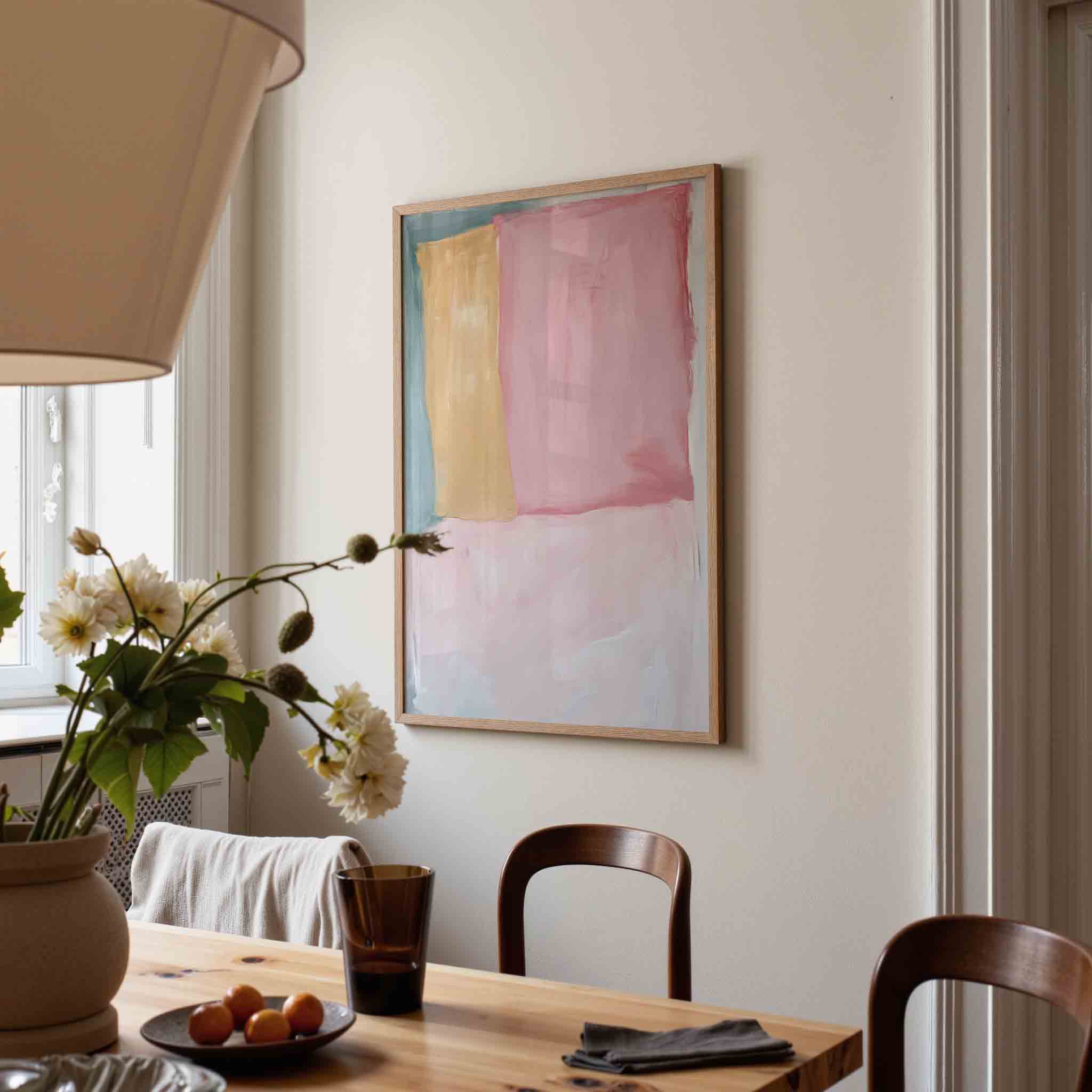 Abstracte vormen Poster