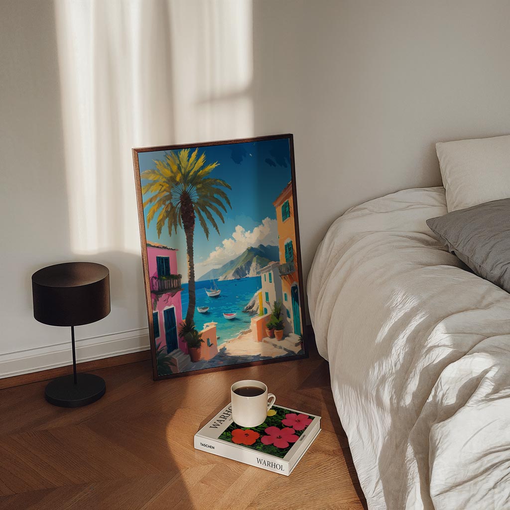 Mediterrane Droomlandschap Poster-WallArtistic
