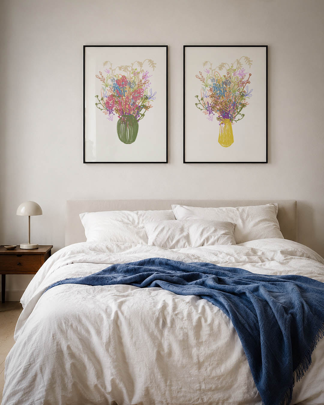 Bloemrijke vormen Posterset