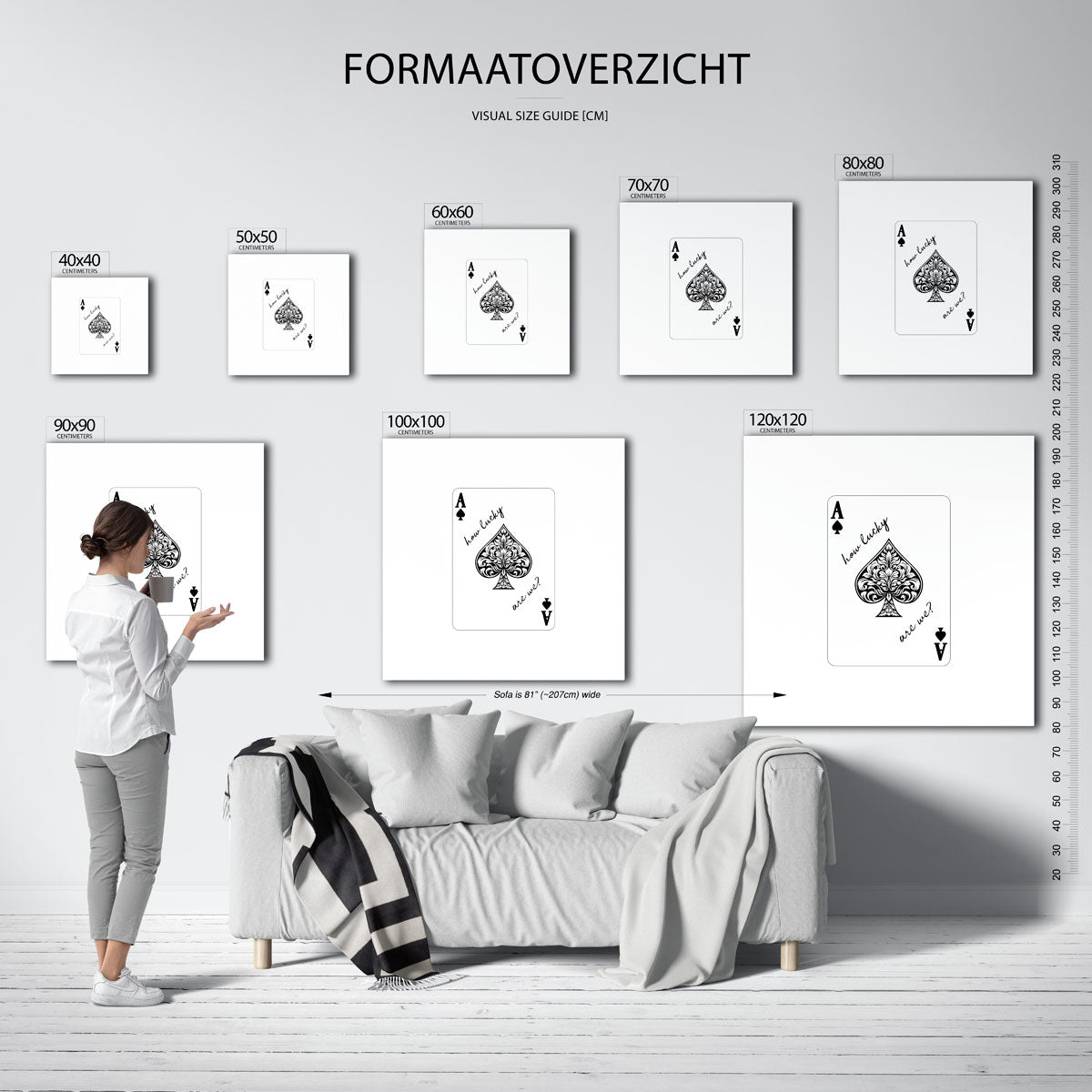 Schoppen aas Poster