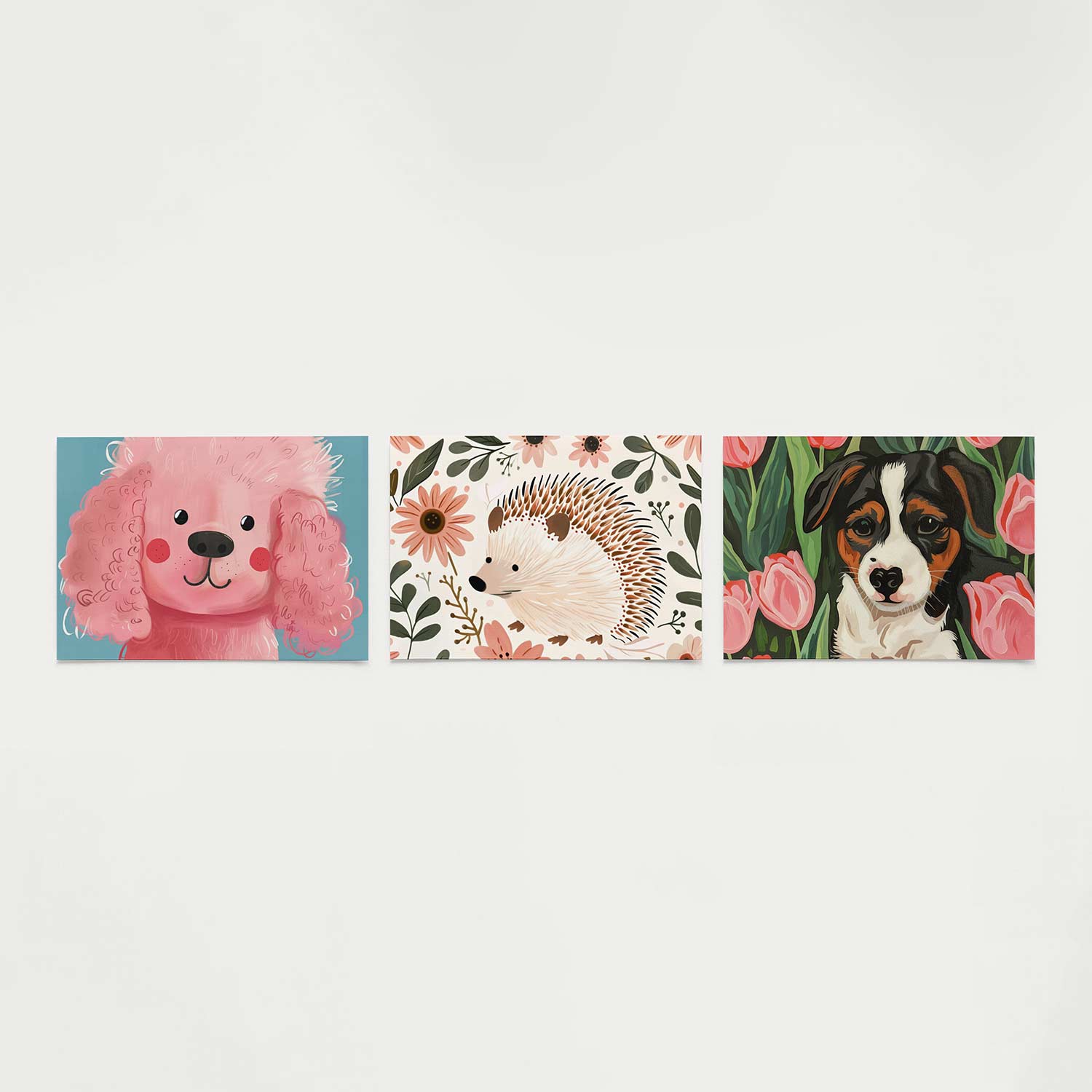 Vrolijke vormen Posterset