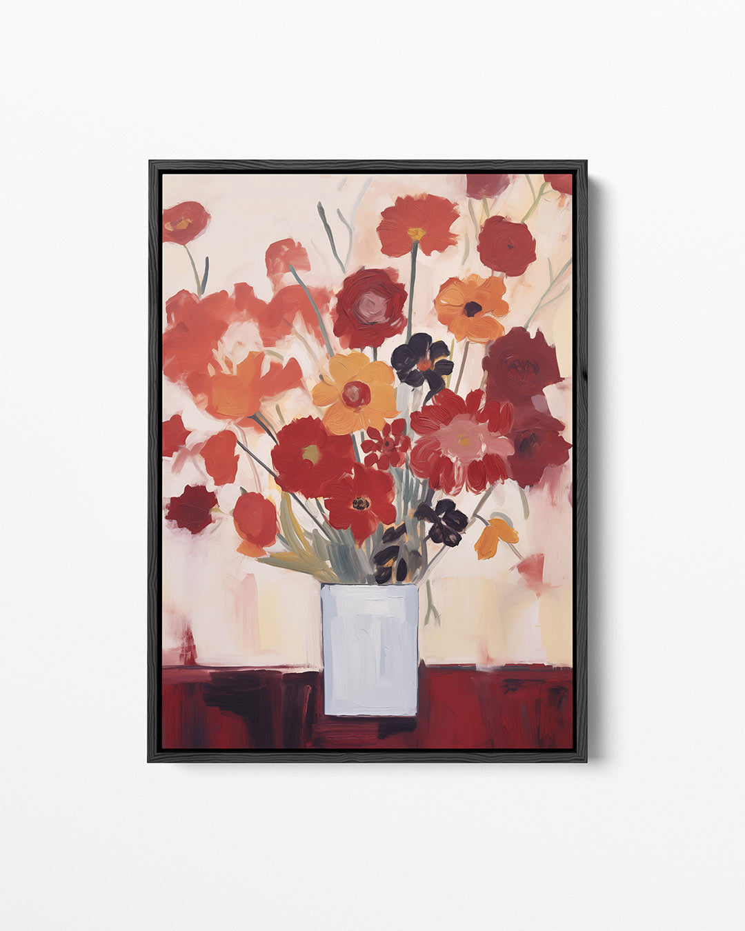 Bloemrijke compositie Kunstwerk