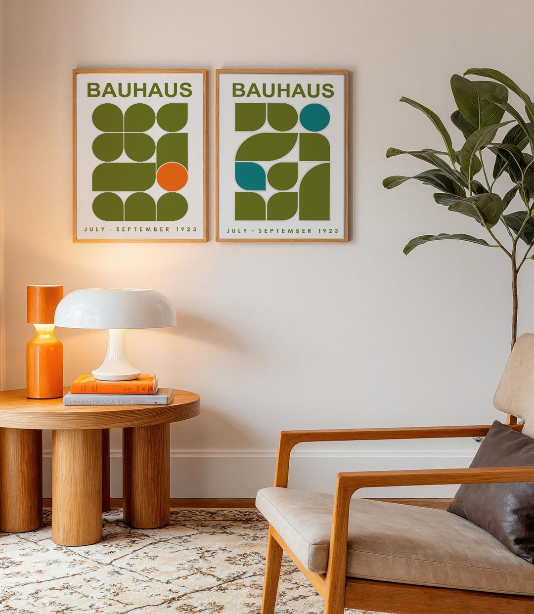 Vormen en kleurvlakken Posterset