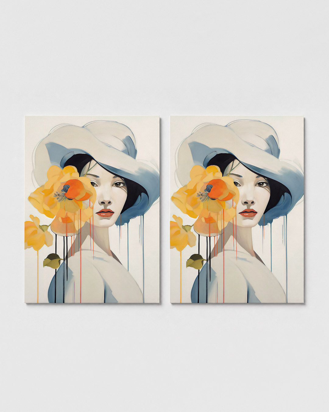 Vorm en kleurenspel Posterset