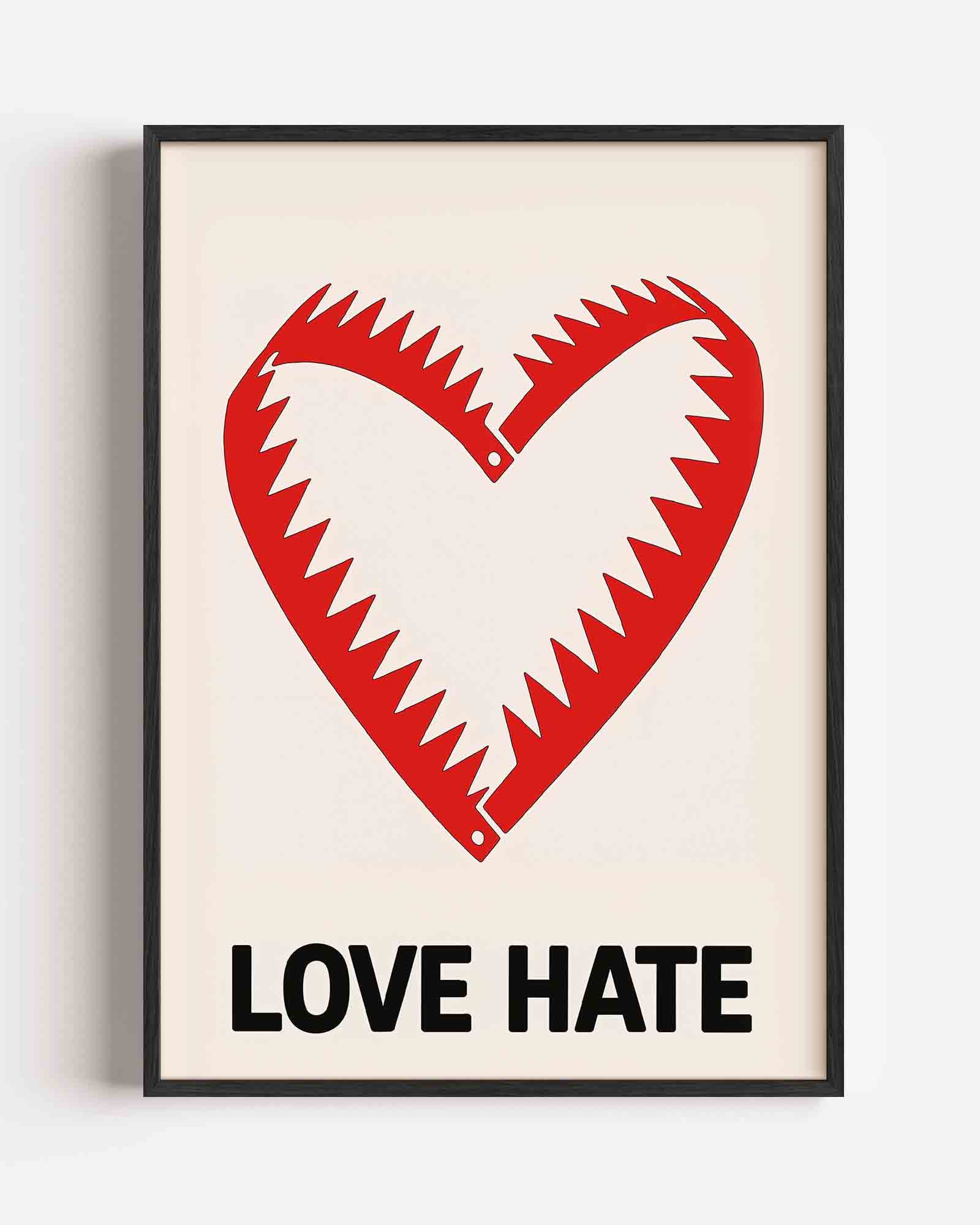 Love hate Poster