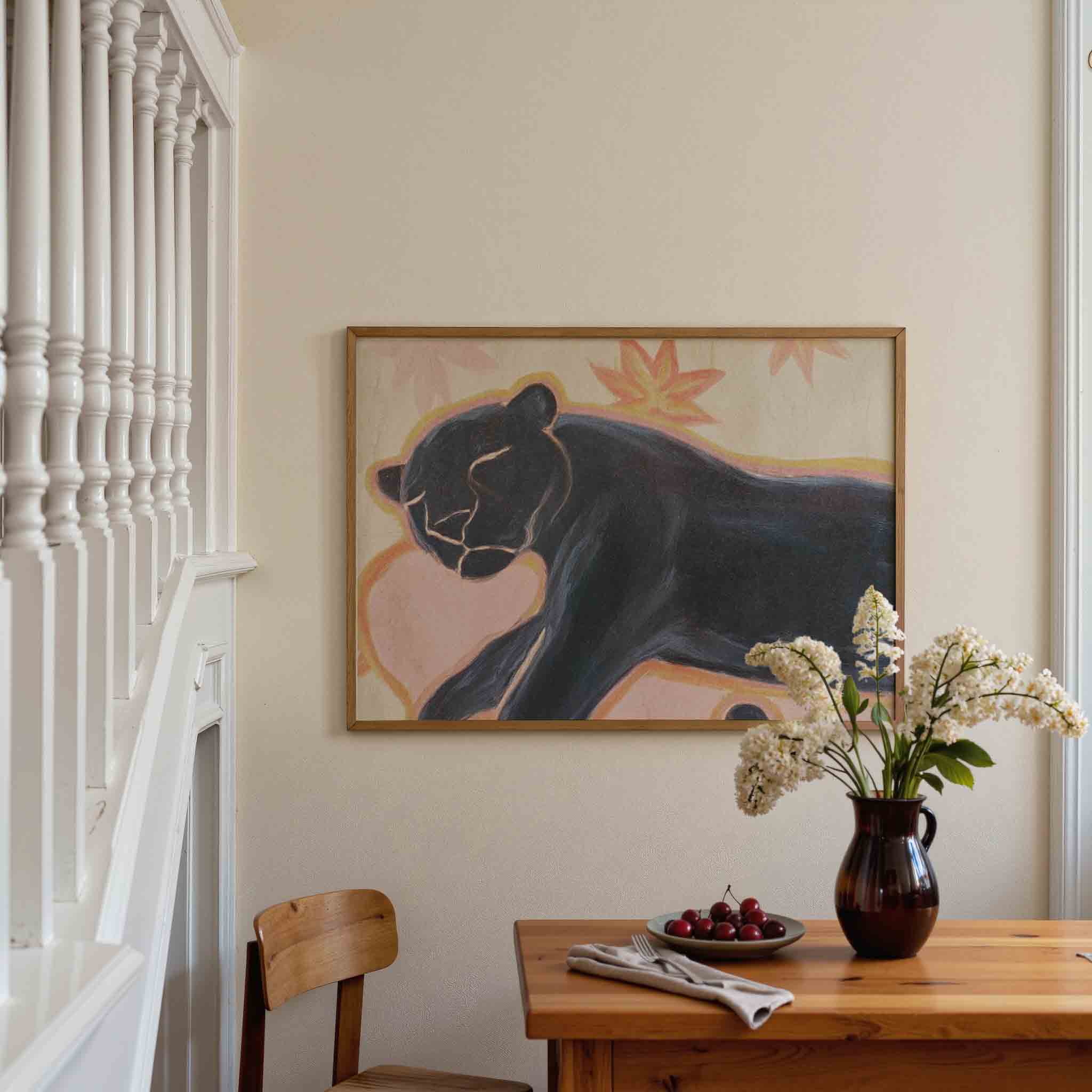 Slapende panter Poster