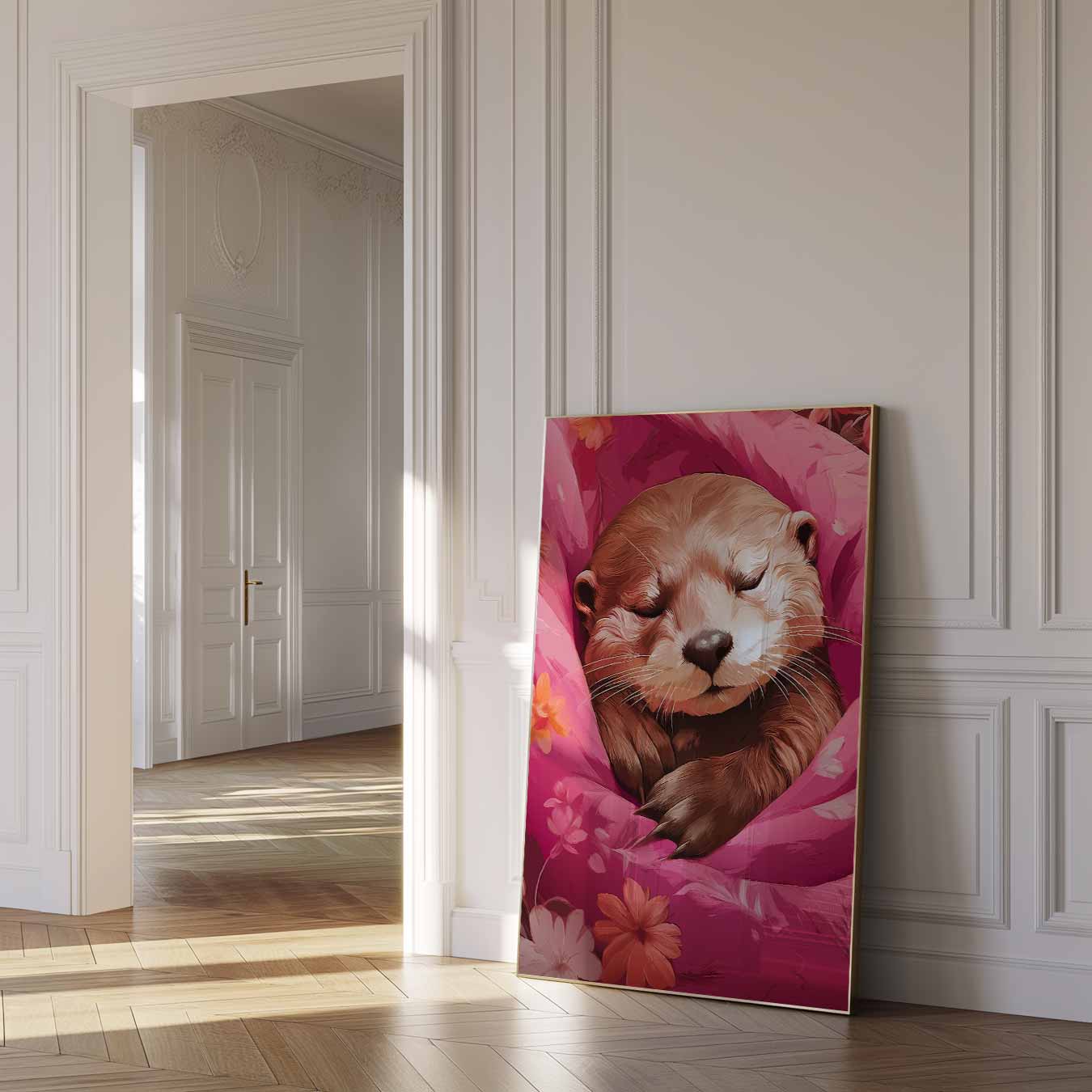 Slaapdroom Otter Poster-WallArtistic