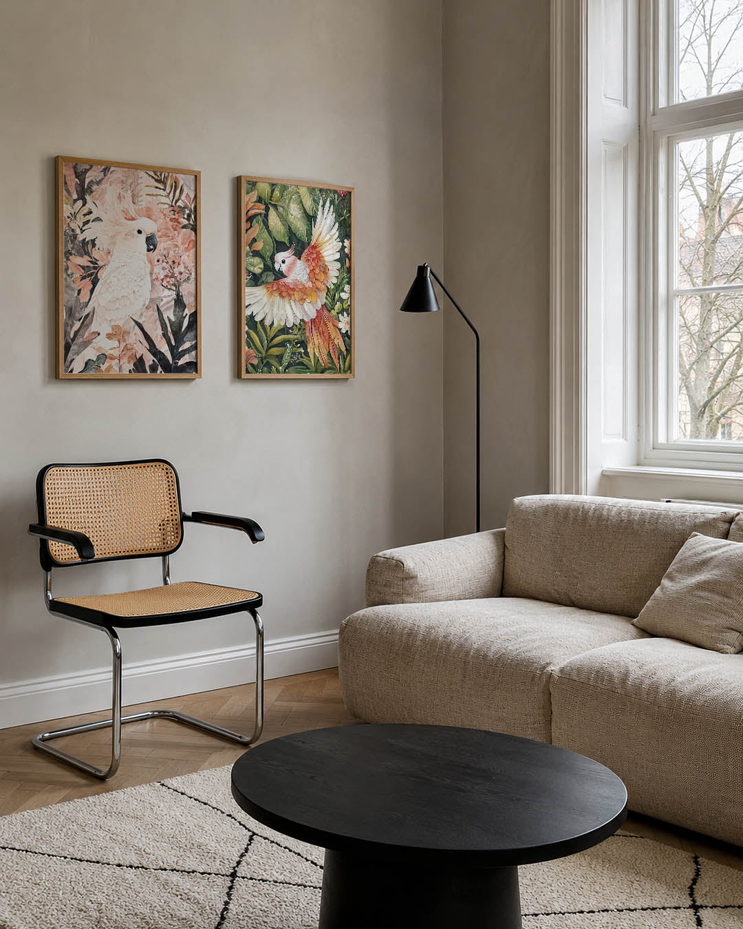 Vederlichte elegantie Posterset