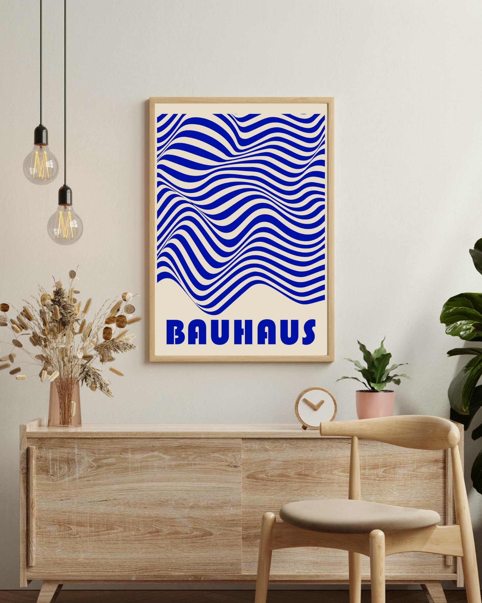 Blaues Plakat von 1919