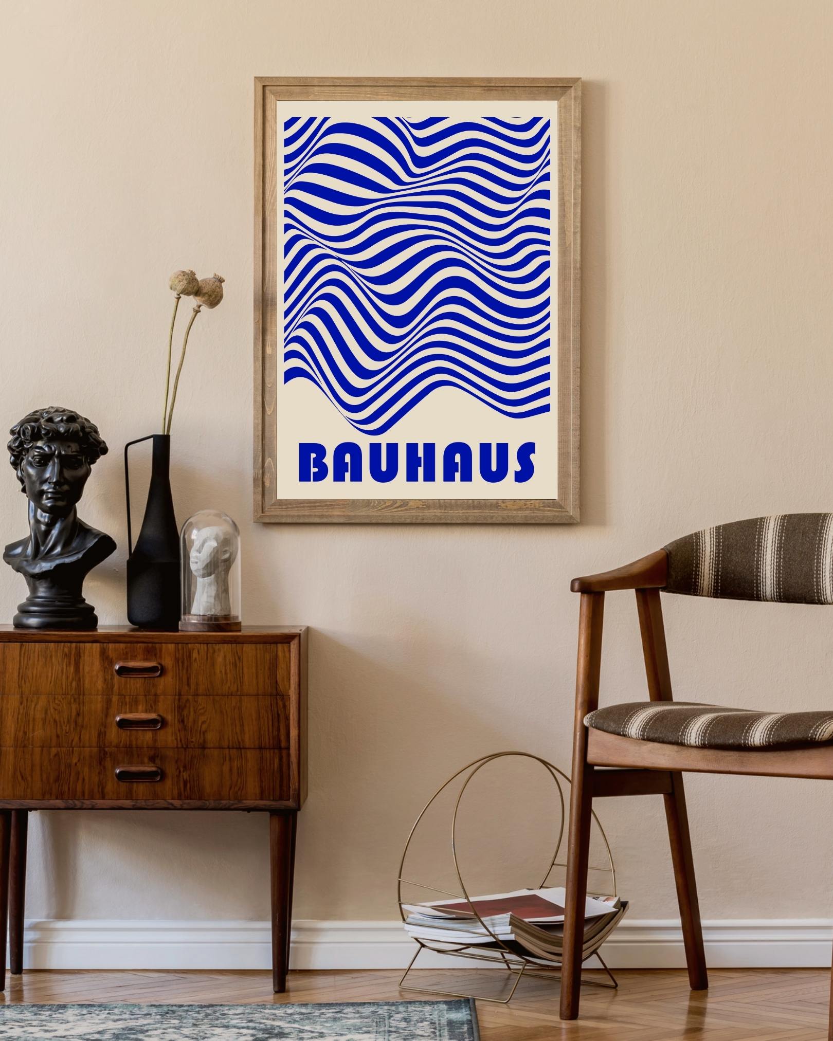 Blaues Plakat von 1919