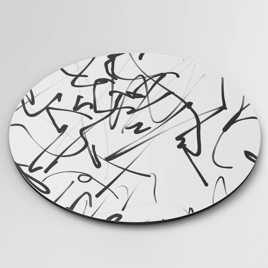 Abstract Artistieke Muurcirkel-WallArtistic