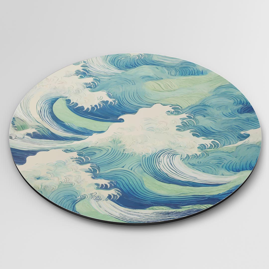 Ocean Waves Muurcirkel-WallArtistic