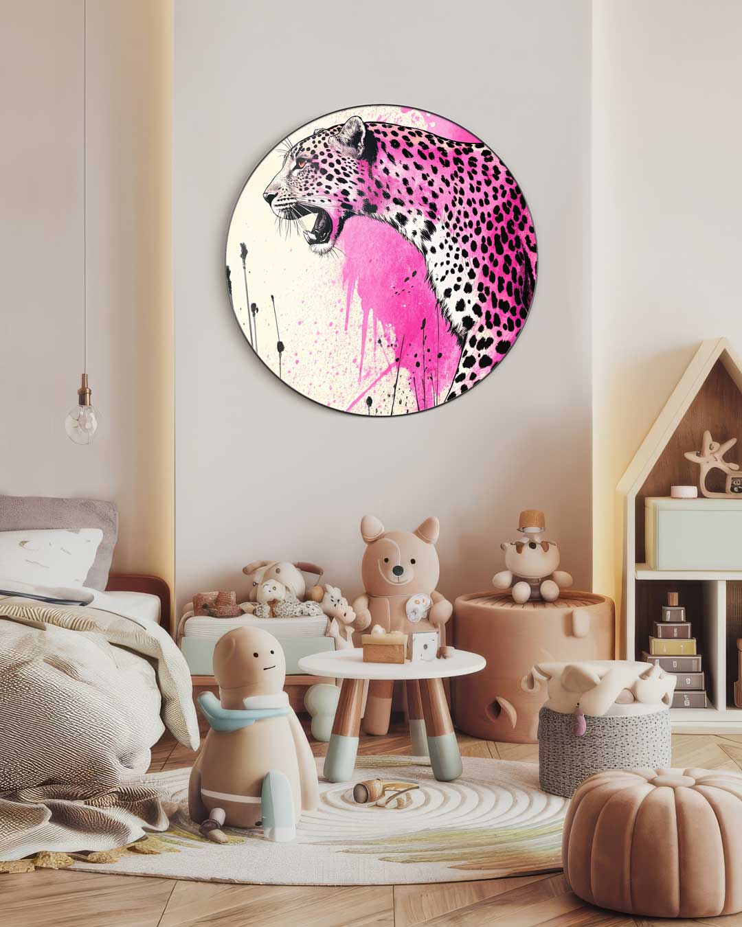 Wilde Elegantie Muurcirkel-WallArtistic