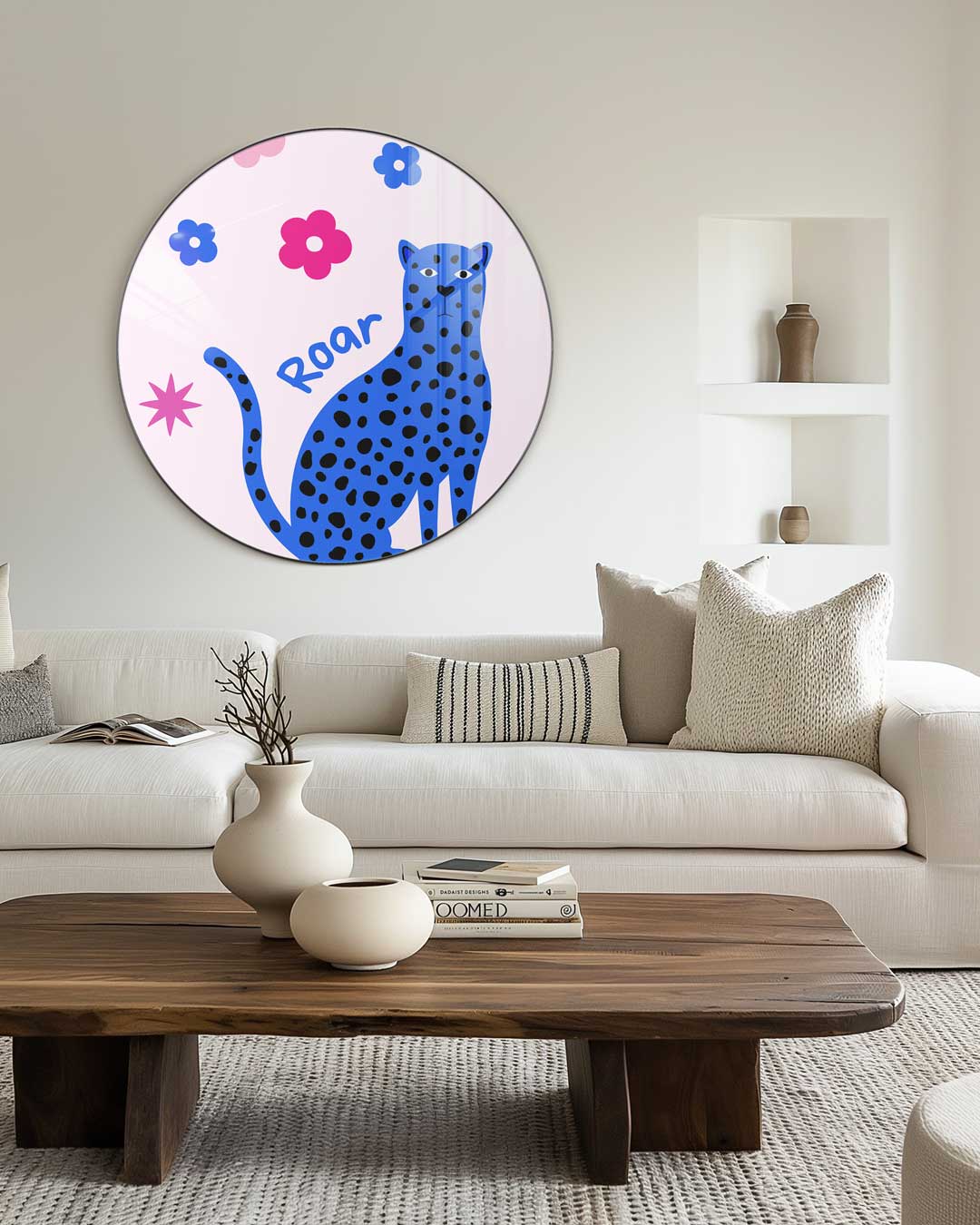 Wilde Bloemen Muurcirkel-WallArtistic