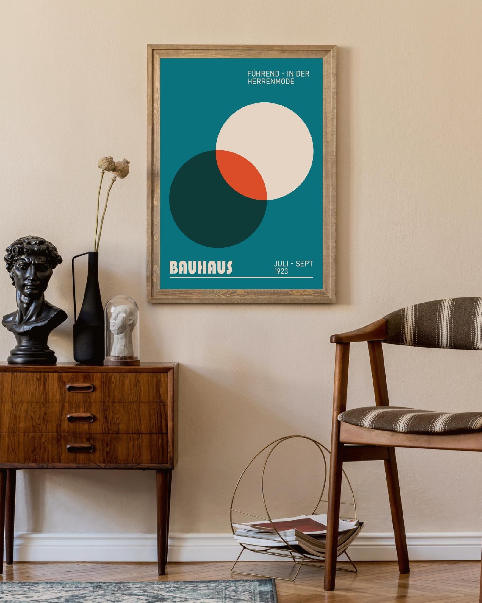 Blaues Plakat von 1923