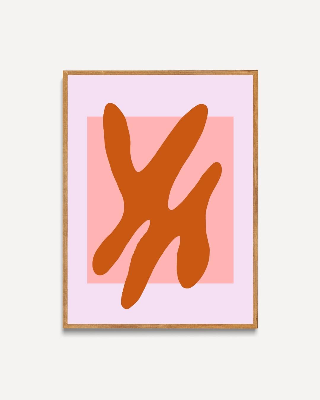 Abstract rust shape Poster