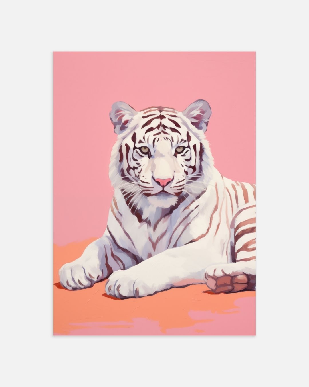 Witte tijger Poster