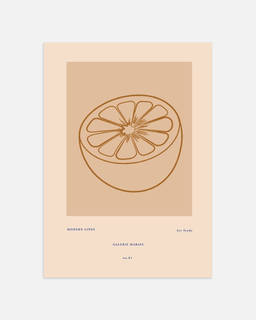 Citrusstudie Poster