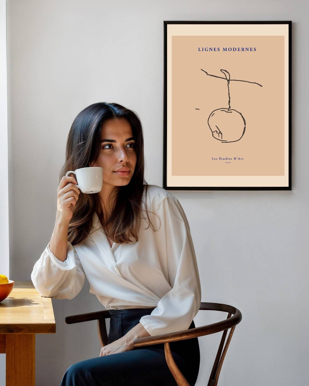 Hangende appel Poster