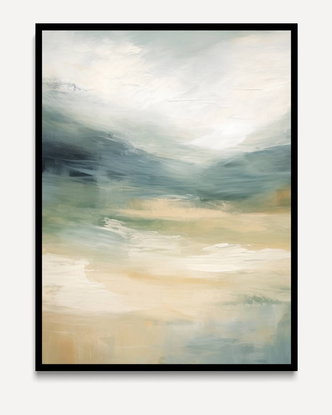 Sanfte Landschaft in Bewegung