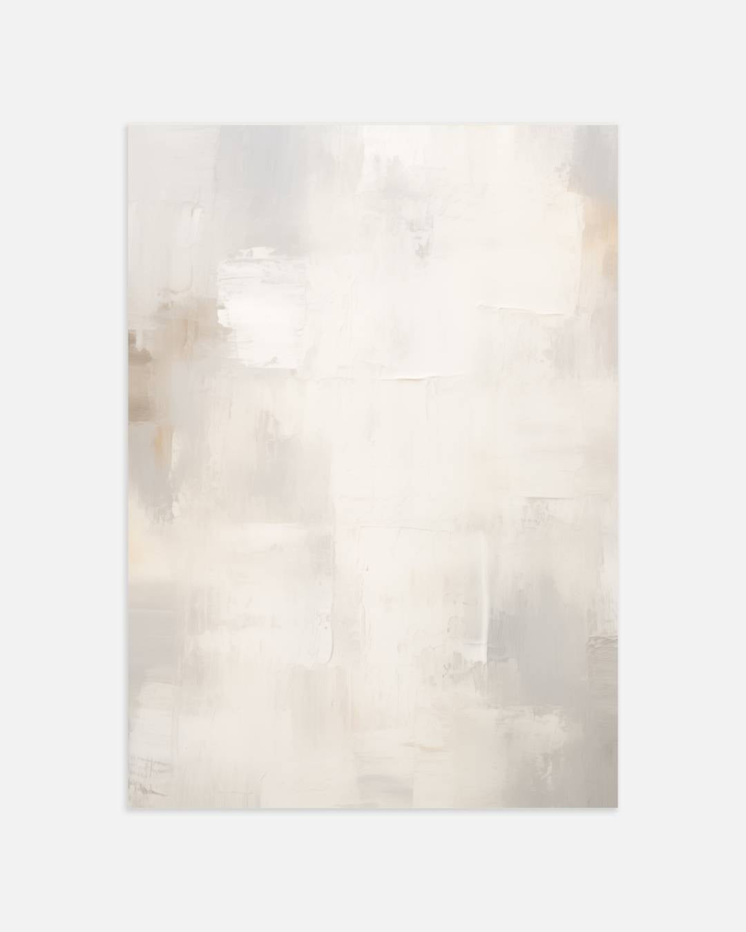 Abstracte lagen in zachte tinten Poster