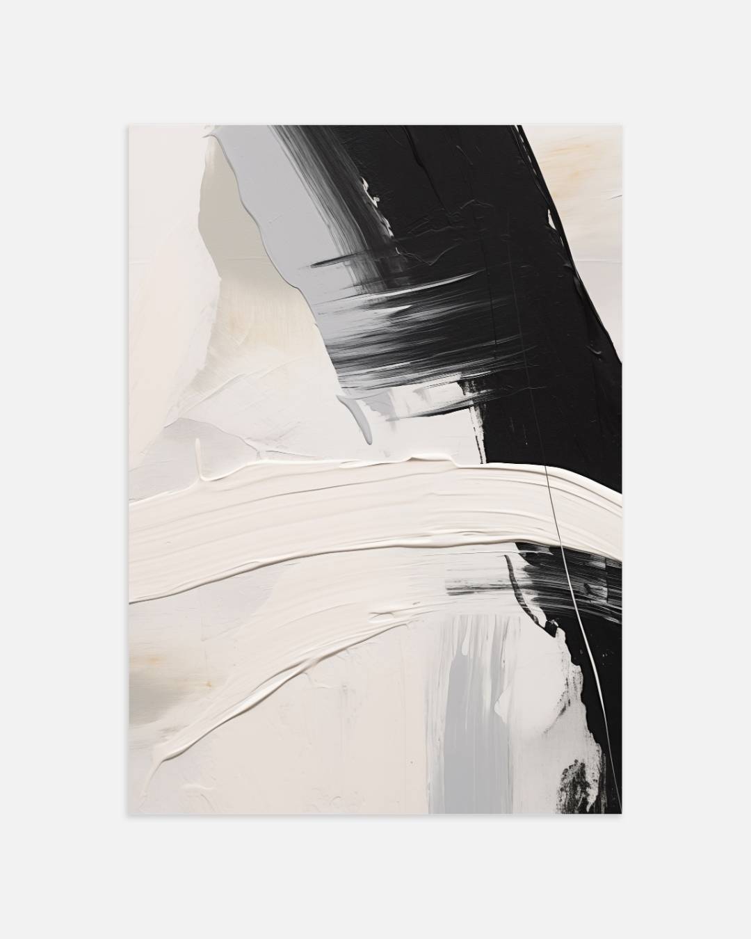 Monochrome abstract Poster