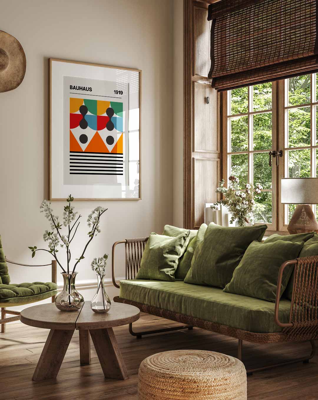 Stilvolles geometrisches Poster