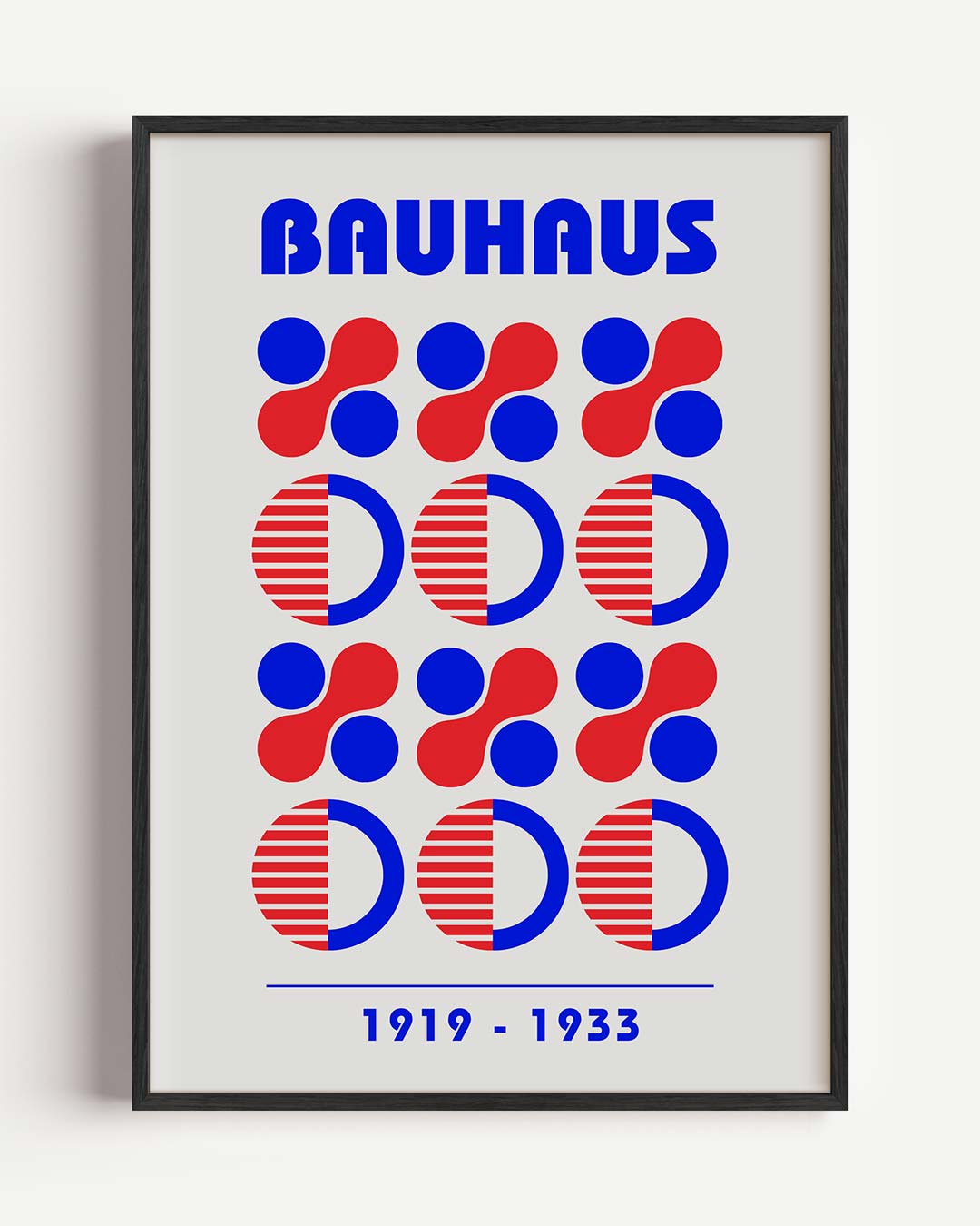 Blaues Plakat von 1919
