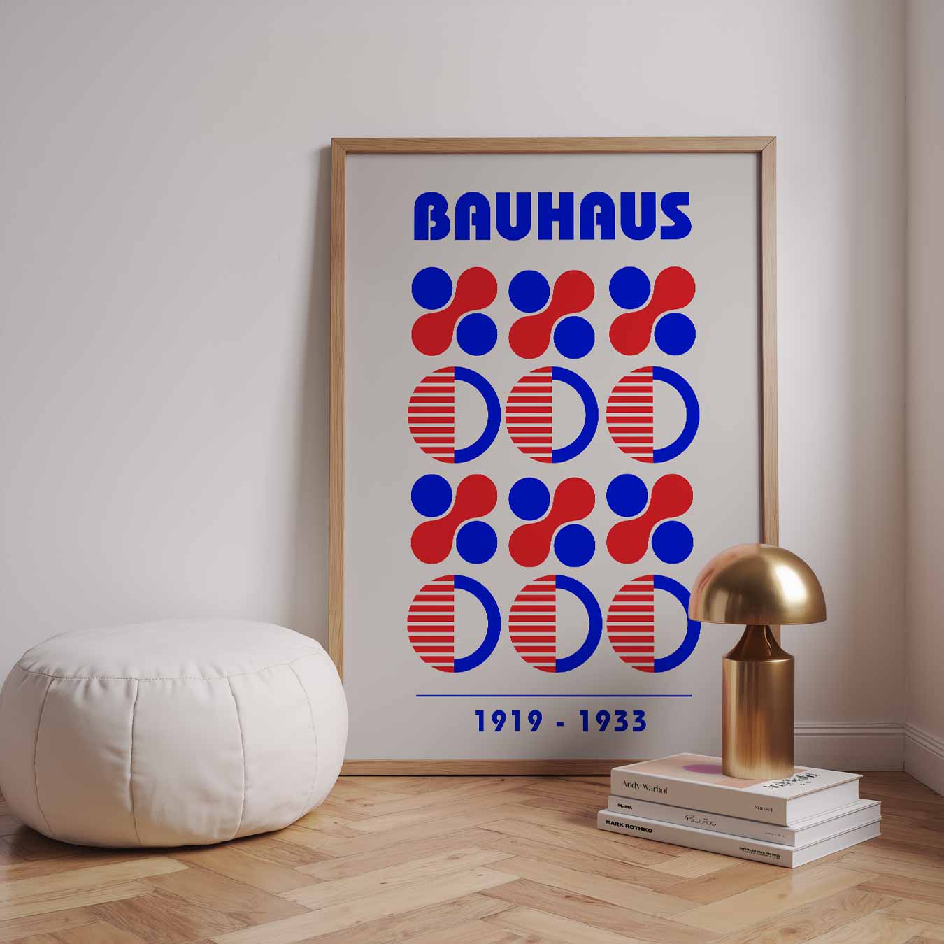 Blaues Plakat von 1919