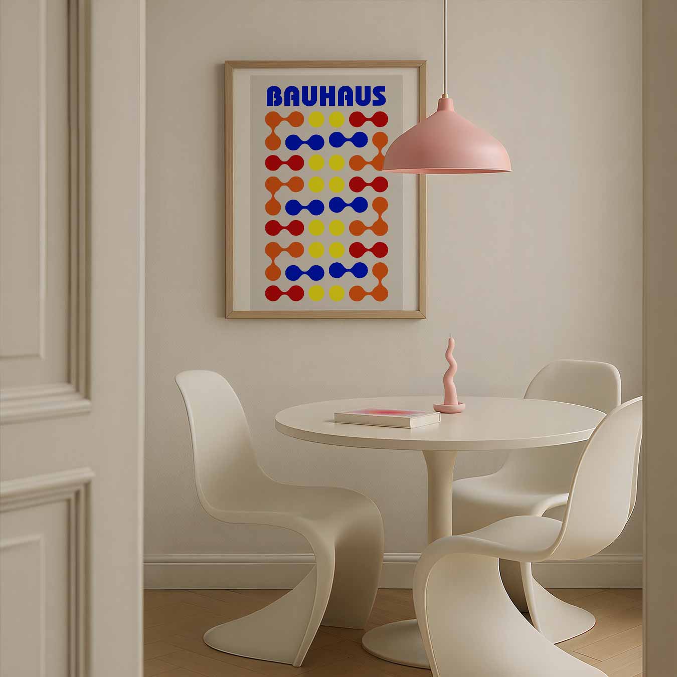 Poster mit geometrischem Muster